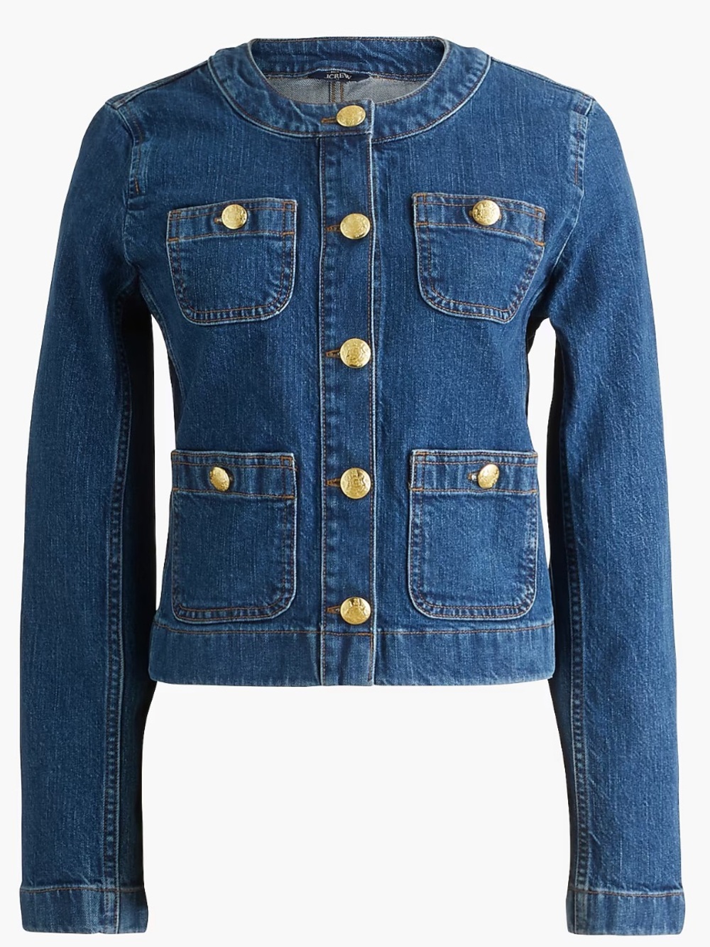 Denim Patch Pocket Lady Jacket, Size 10, NWT